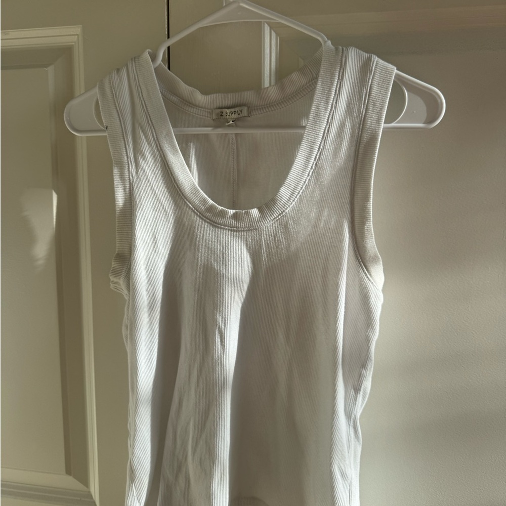 Z Supply Classic White Tank Top